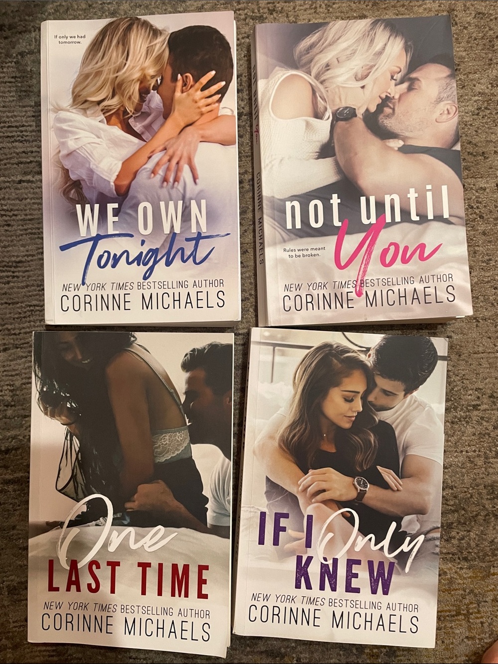 Corinne Michaels 4-Book Paperback Set — Romantic Contemporary Collection